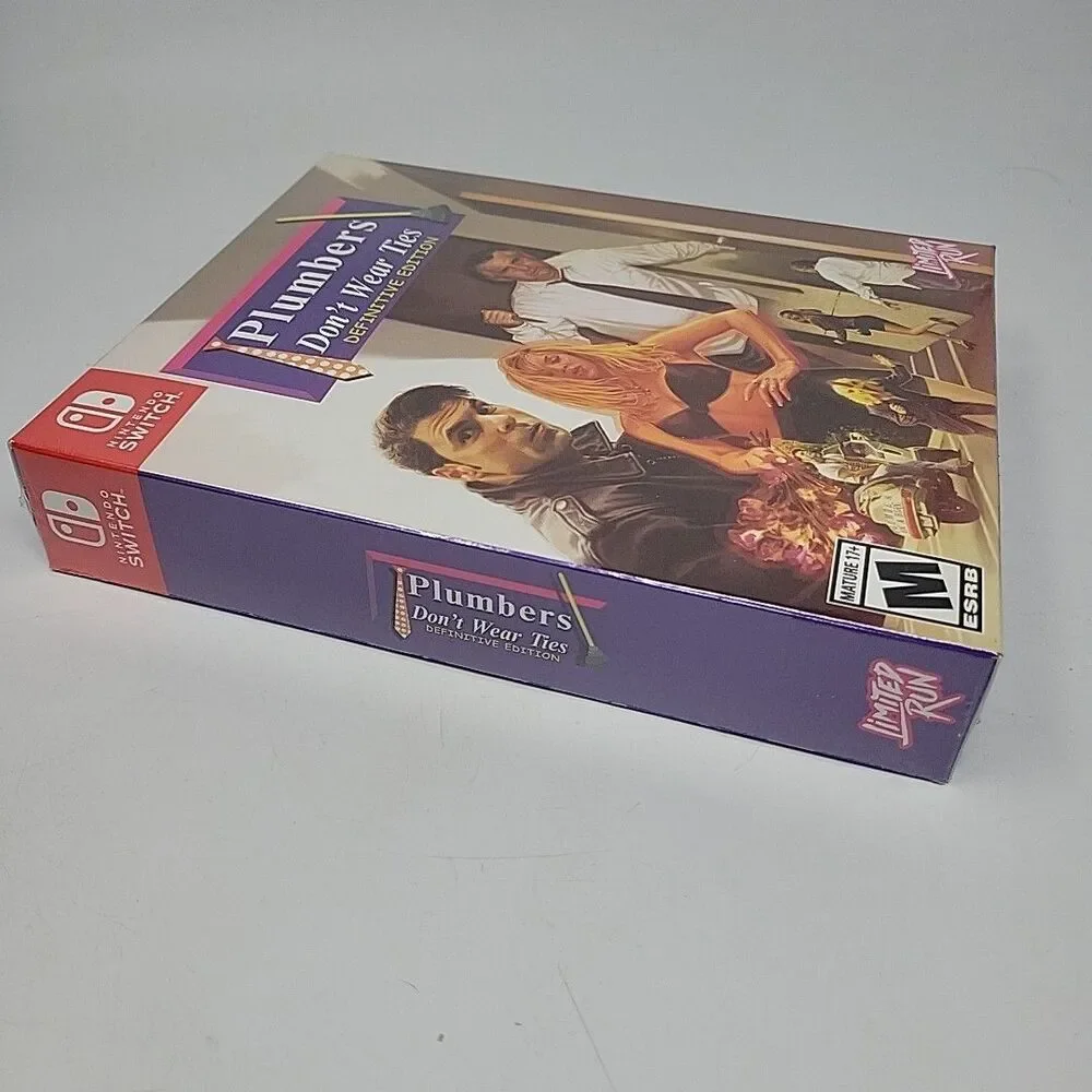 Plumbers Dont Wear Ties Switch Collector's Edition Limited Run #204 Big Box